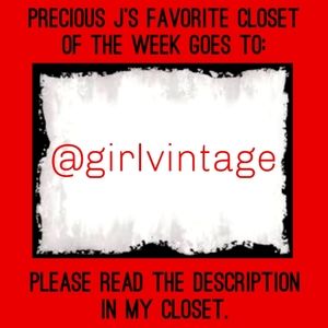 Precious J's Favorite Closet Of The Week